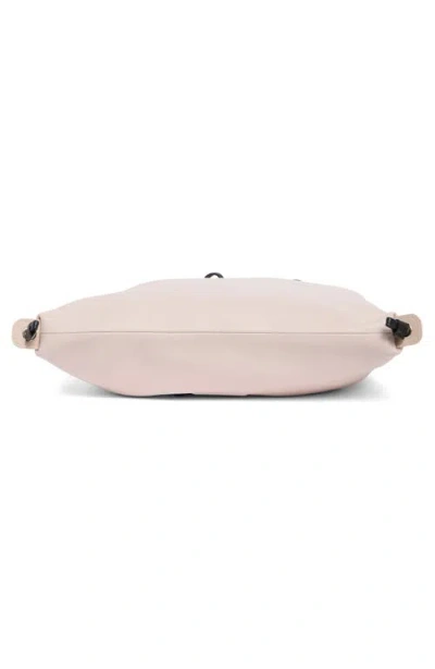 Longchamp Leather Cinch Backpack In Neutral