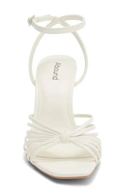 Abound Dulce Ankle Strap Sandal In White