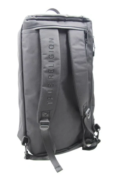 True Religion O'neil Convertible Backpack/duffle Bag In Black