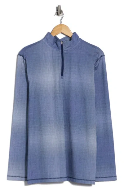 Bugatchi Long Sleeve Knit Sweatshirt In Blue