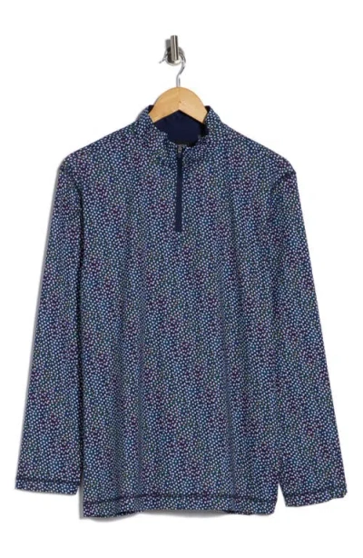 Bugatchi Long Sleeve Knit Sweatshirt In Blue