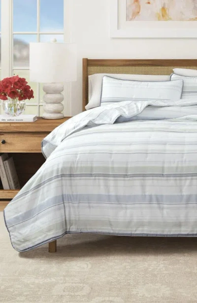 Woven & Weft Dot Stitched Quilt Set In Multi