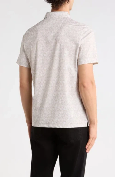 Bugatchi Short Sleeve Polo In Neutral
