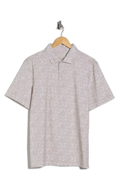 Bugatchi Short Sleeve Polo In Neutral