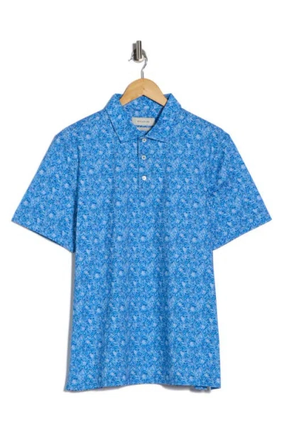 Bugatchi Short Sleeve Polo In Blue