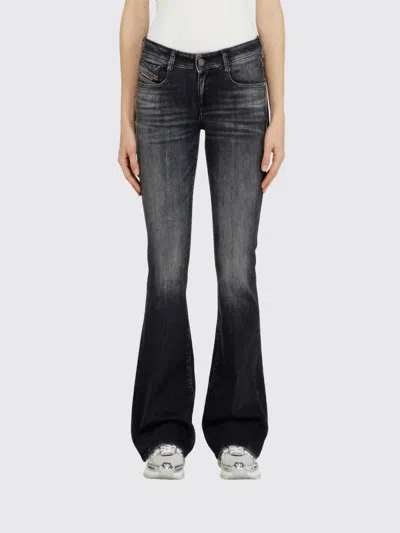 Diesel Bootcut Jeans In Black