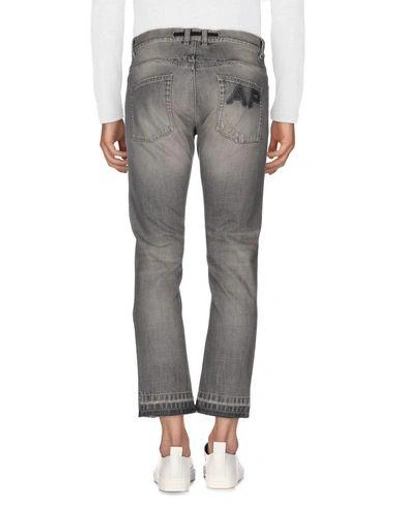 Shop Andrea Pompilio Denim Pants In Light Grey