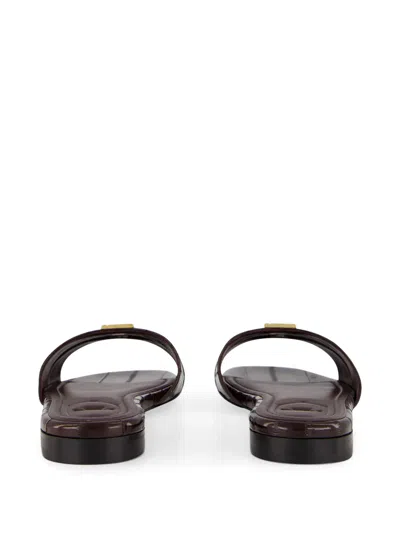 Fendi Ffold Hagfish Sandals In Multi