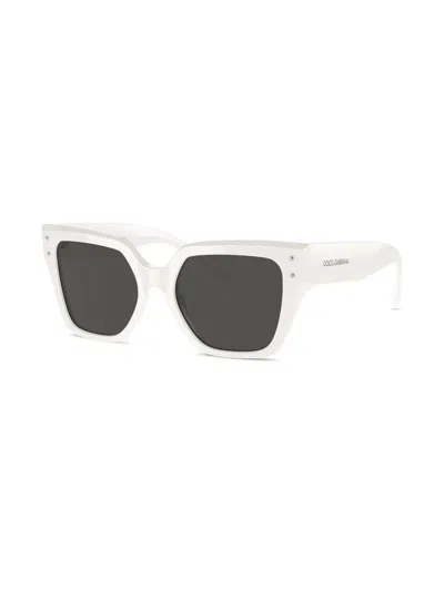 Dolce & Gabbana Square Frame Sunglasses In Blue