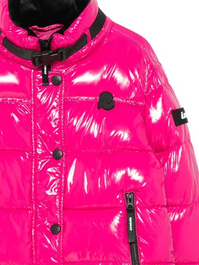 Invicta Quilted-design Jacket In Pink