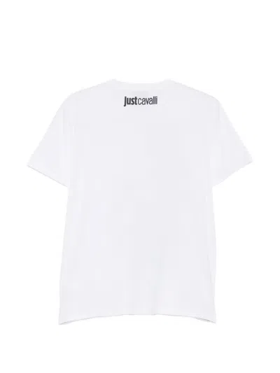 Just Cavalli Graphic-print Logo-print T-shirt In Multi