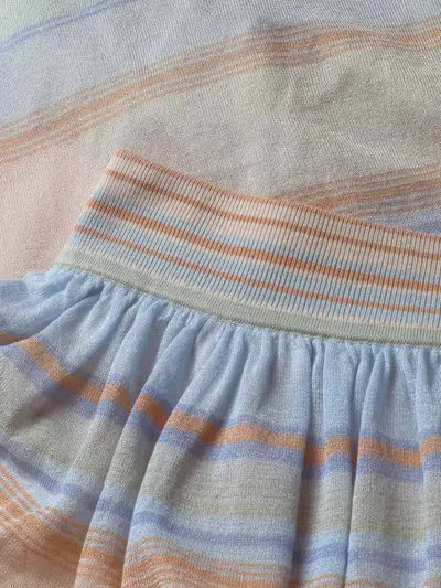Zimmermann Indra Stripe Circle Skirt In Multi