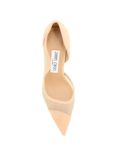 Jimmy Choo Brigitte Mesh-panel Pumps In Multi
