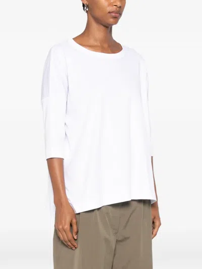 Shirt C-zero Three-quarter Sleeve T-shirt In White