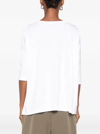 Shirt C-zero Three-quarter Sleeve T-shirt In White