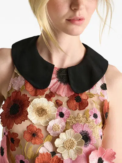 Dorothee Schumacher Blooming Meadow Silk-trimmed Top In Multi