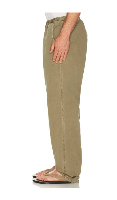 Citizen Of Humanity Relaxed Drawstring Pull On Pants In Green