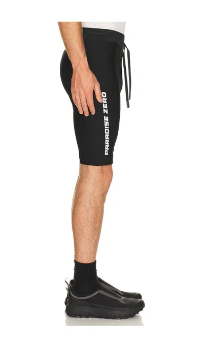Paradise Zero Ribbed Half Tight In Black
