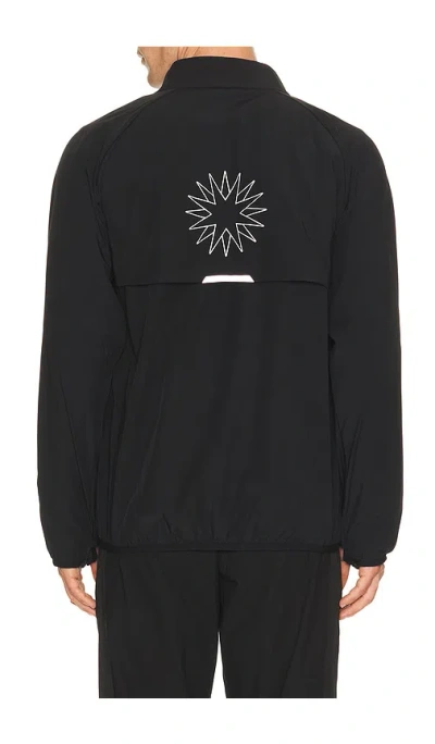 Paradise Zero Padded Front Zip Jacket In Black