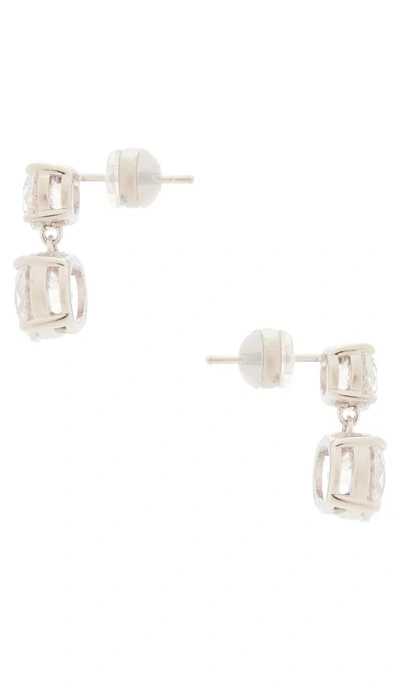 Shashi Double Solitaire Stud In Gray