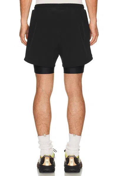 District Vision Layered Trail Shorts In Black