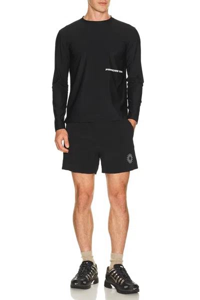 Paradise Zero Web Tech Long Sleeve Tee In Black