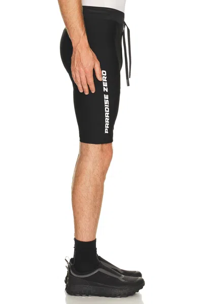 Paradise Zero Ribbed Half Tight In Black