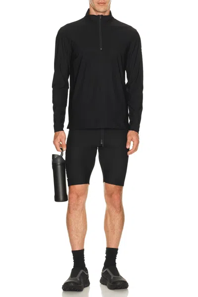 Paradise Zero Web Tech Quarter Zip In Black