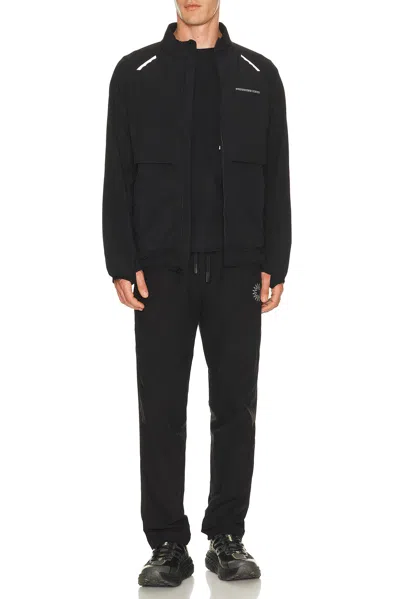 Paradise Zero Padded Front Zip Jacket In Black