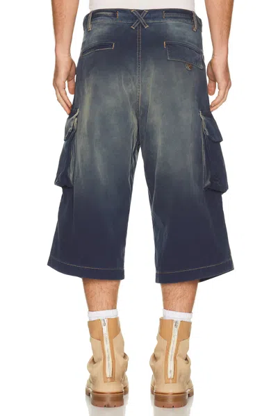 424 Camo Bermudas In Blue