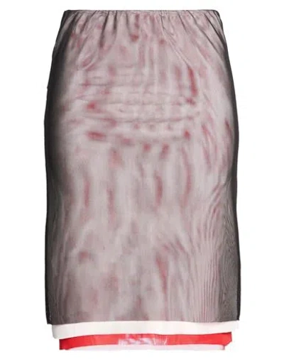 Msgm Midi Pencil Skirt In Black