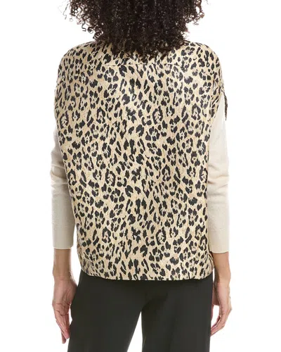 Valentino Silk-blend Printed Gilet In Multi