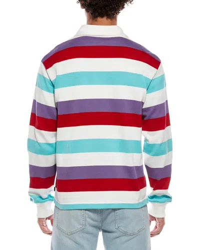 Rowing Blazers Rugby Starboard Stripe Pullover In Multi