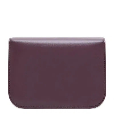 Giorgio Armani Small X 10 Corso Como Push-lock Shoulder Bag In Burgundy