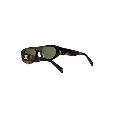 Celine Full Frame Sunglasses In Brown