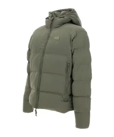 Ea7 Emporio Armani Mountain M Down Jacket In Green