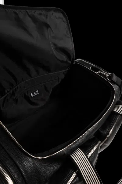 Ea7 Double-handled Travel Bag In Black