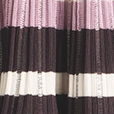 Alaïa Knitted Stripe Mini Skirt In Multi