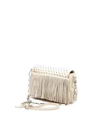Prada Studded Chain Bag In Neutral