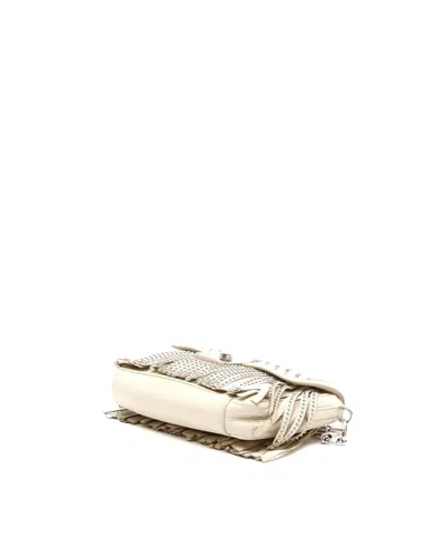 Prada Studded Chain Bag In Neutral