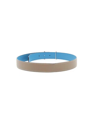 Hermes Hermès Reversible H D'ancre Belt, Size 75 In Multi
