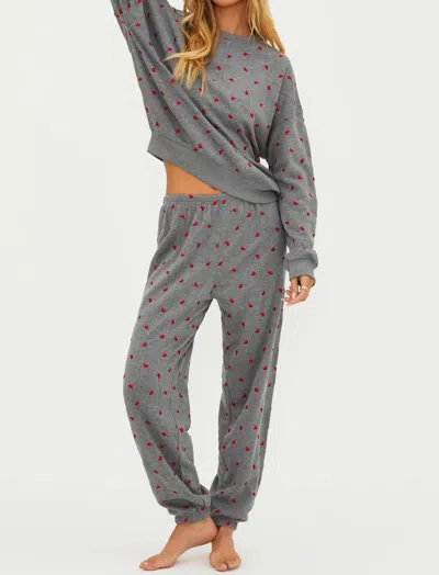 Beach Riot Devyn Oversized Sweater In Gray