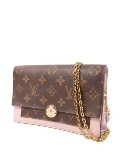 Louis Vuitton Flore Monogram Canvas Shoulder Bag In Brown