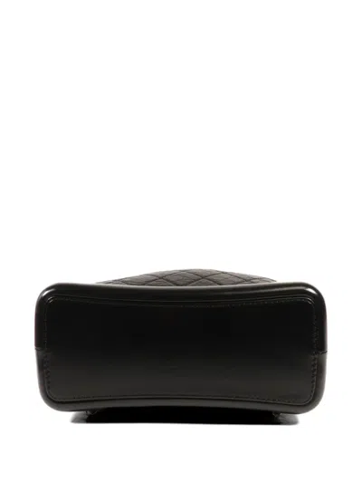 Pre-owned Chanel Gabrielle Cc Backpack In Black