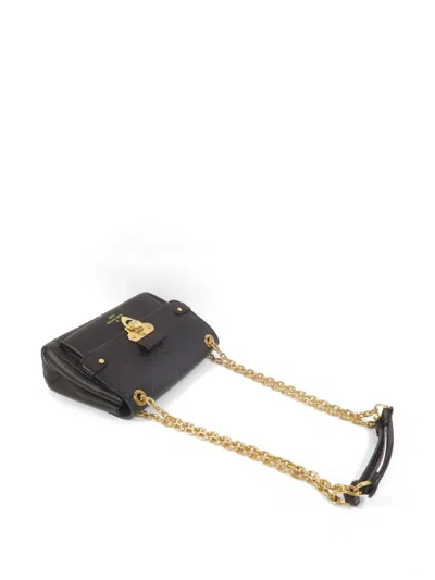 Pre-owned Louis Vuitton Vavin Bb Monogram Empreinte Crossbody Bag In Black
