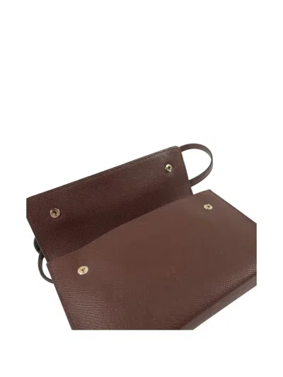 Pre-owned Hermes Nap Epsom Leather Crossbody Bag In Brown