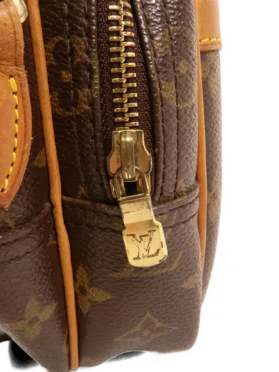 Pre-owned Louis Vuitton Monogram Reporter Pm Shoulder Bag In Brown
