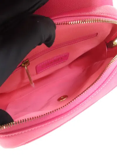 Pre-owned Chanel Cc Melody Backpack In Pink