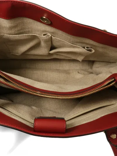 Pre-owned Gucci Microssima Shoulder Bag In Red