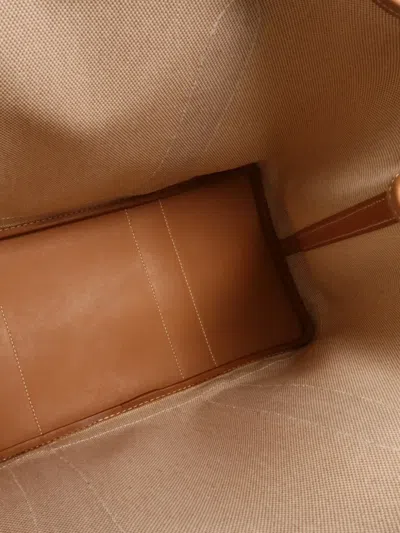 Pre-owned Hermes Garden Party Canvas Tote Bag In Neutral